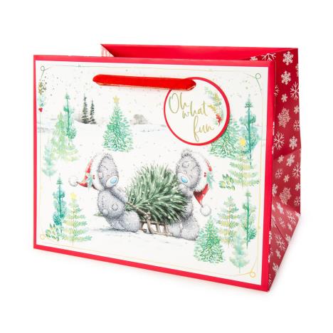 Oh What Fun Medium Me to You Bear Christmas Gift Bag £2.50